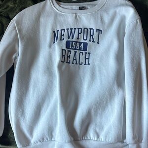 newport crewneck, 100% cotton